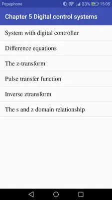 Control Systems Engineering android App screenshot 1